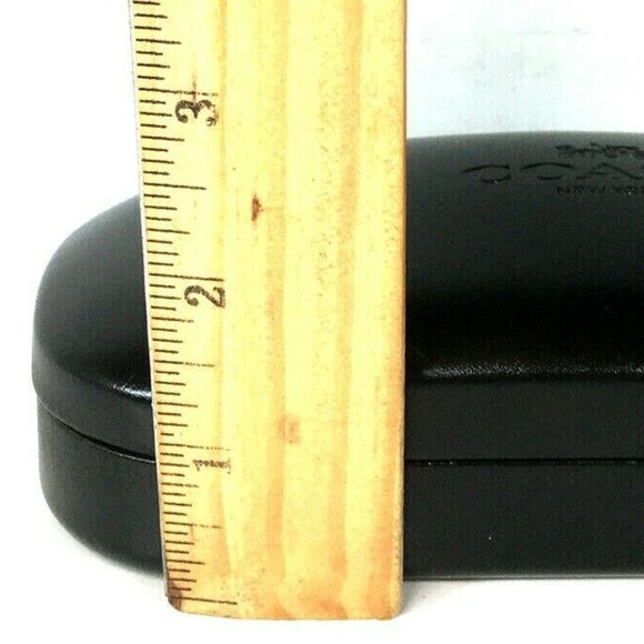 Coach Black Hard Eyeglass Case - Picture 9 of 12
